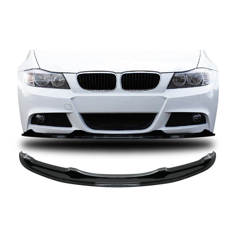 E90 09-11 LCI Mtech 1pcs gloss black front lip
