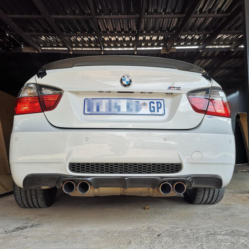 E90 M3 AK-style carbon fiber diffuser