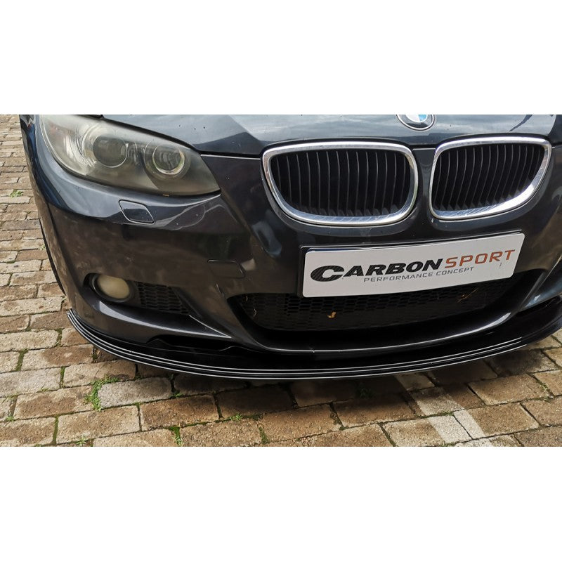 E92 05-08 1pcs gloss black front lip