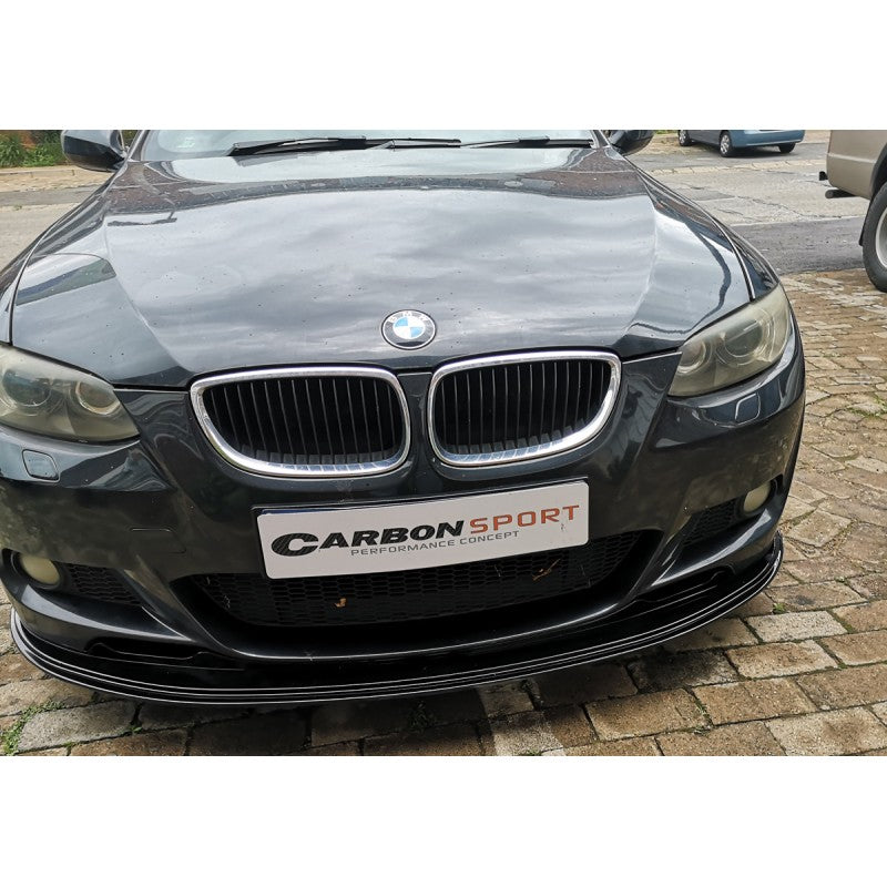 E92 05-08 1pcs gloss black front lip