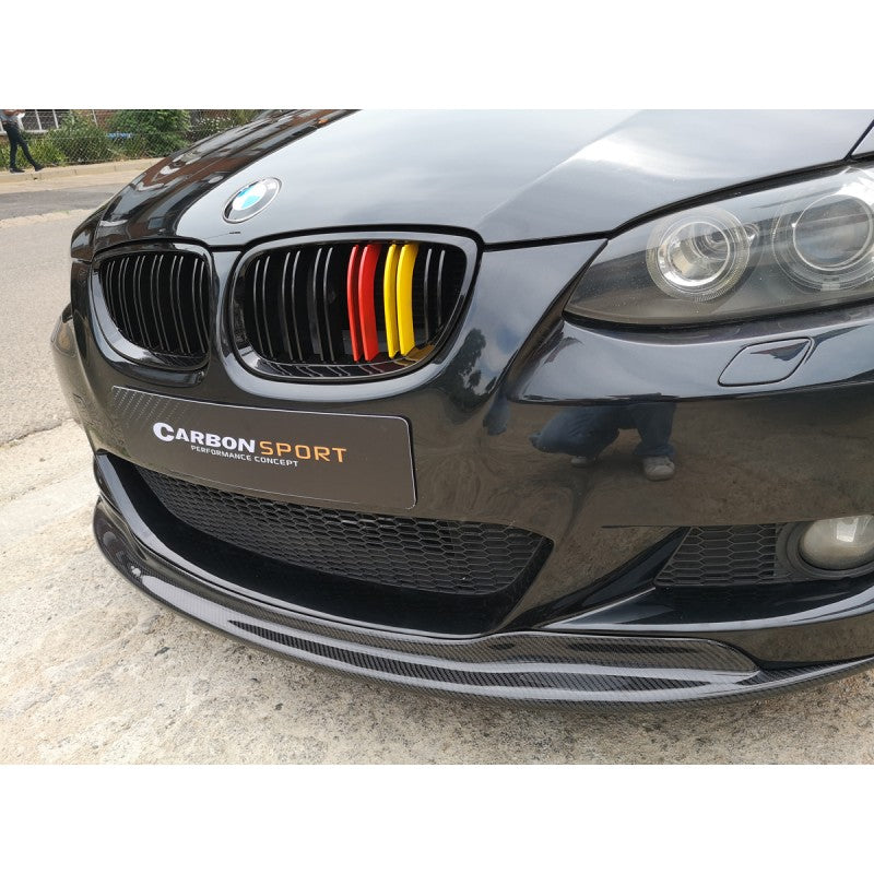 E92 05-08 Mtech AK-style carbon fiber front lip