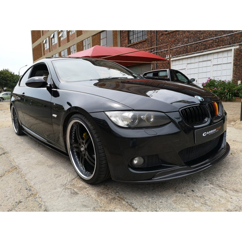 E92 05-08 Mtech AK-style carbon fiber front lip