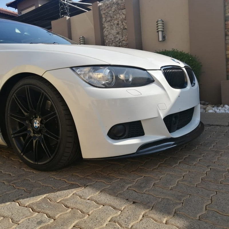 E92 05-08 Mtech AK-style carbon fiber front lip