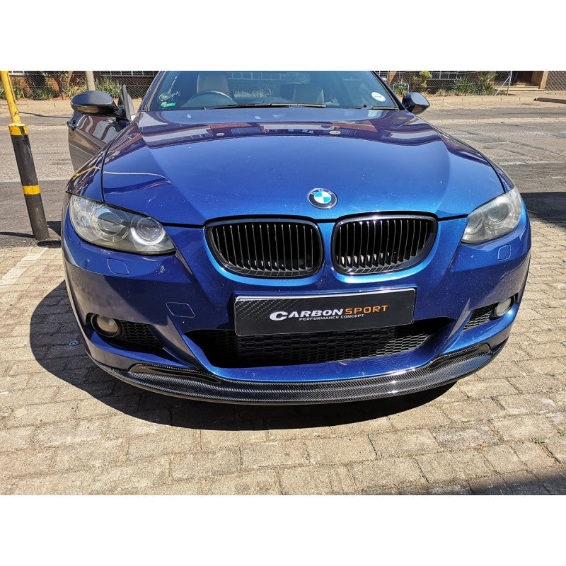 E92 05-08 Mtech AK-style carbon fiber front lip