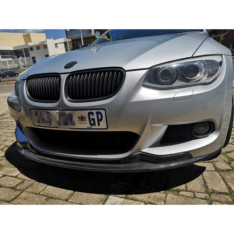 E92 LCI 09-11 AK-style carbon fiber front lip