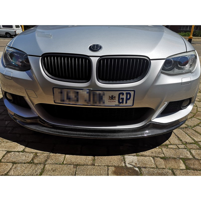 E92 LCI 09-11 AK-style carbon fiber front lip