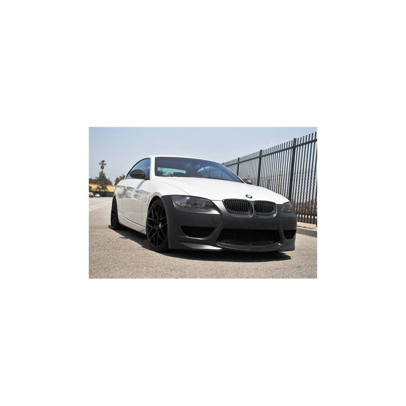 E92 E-style front bumper w/carbon splitters