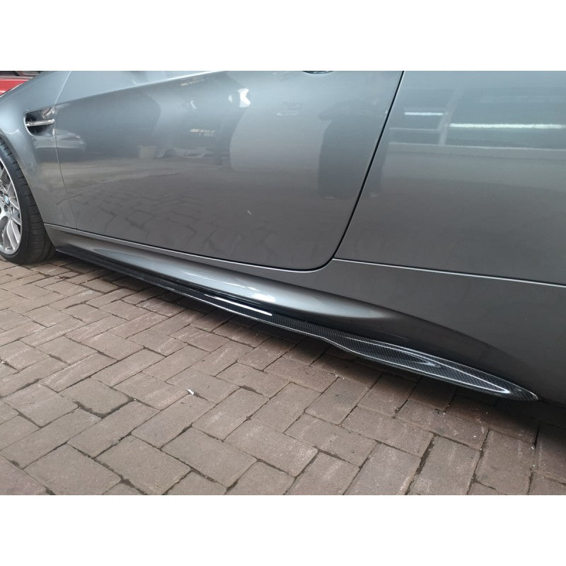 E92 M3 GTS-style carbon fiber side skirt