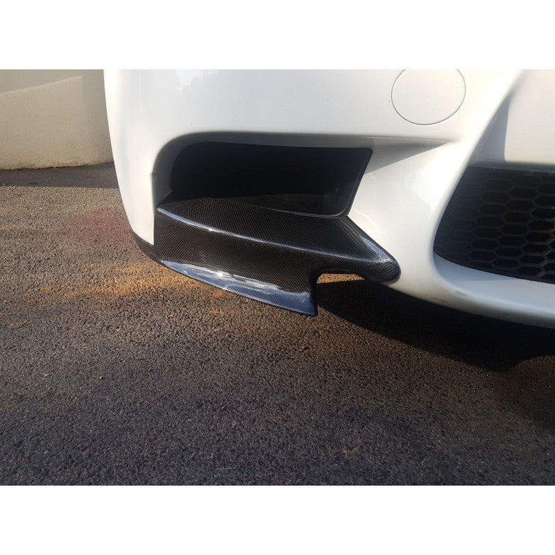 E92 M3 MP style prepreg carbon fiber front splitters