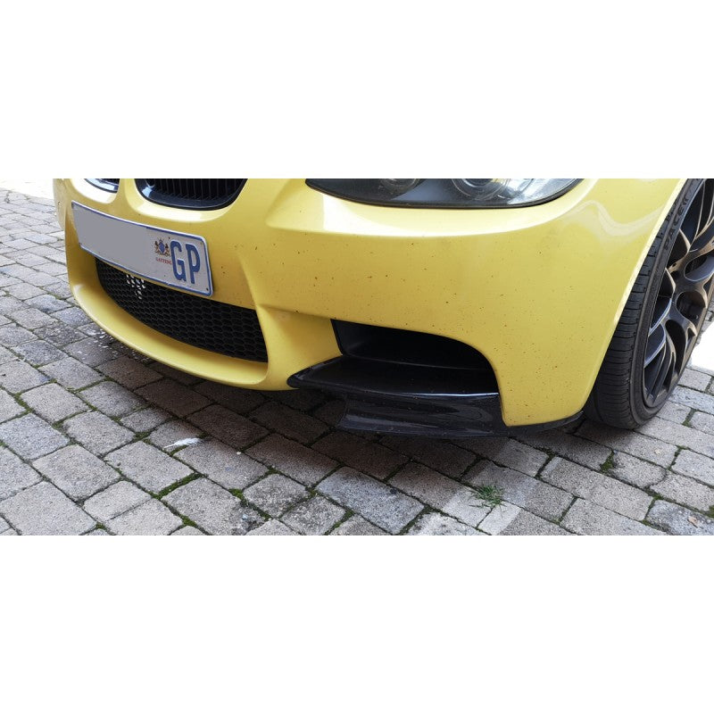 E92 M3 MP style gloss black front splitters