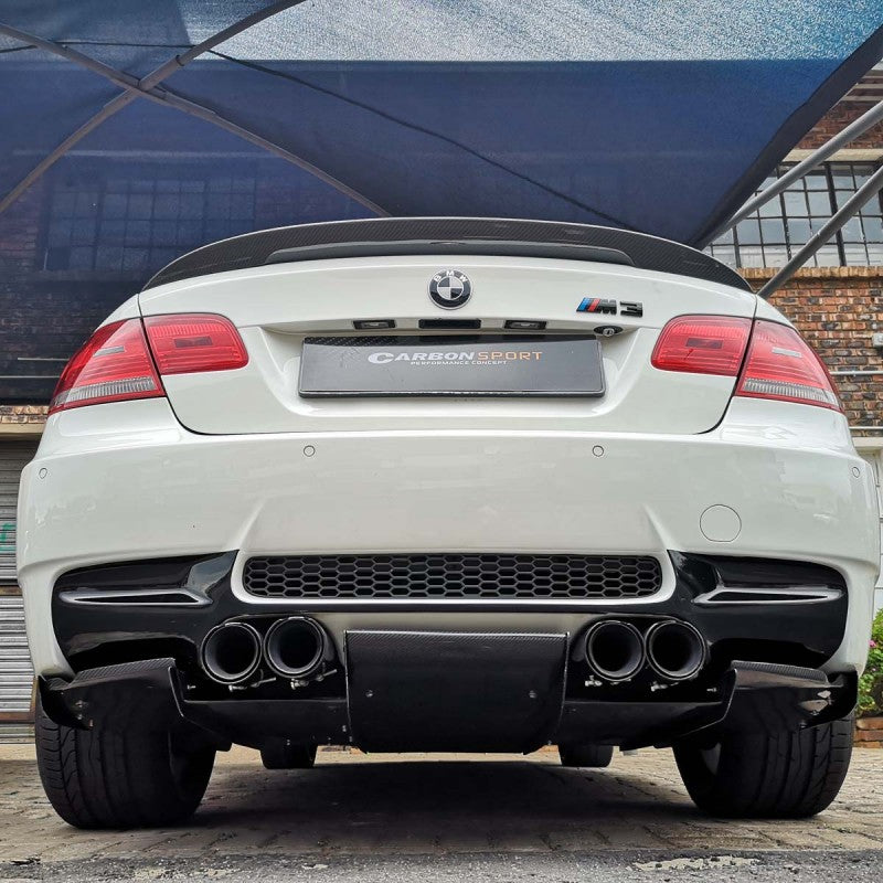 E92 M3 VR-style carbon fiber rear diffuser