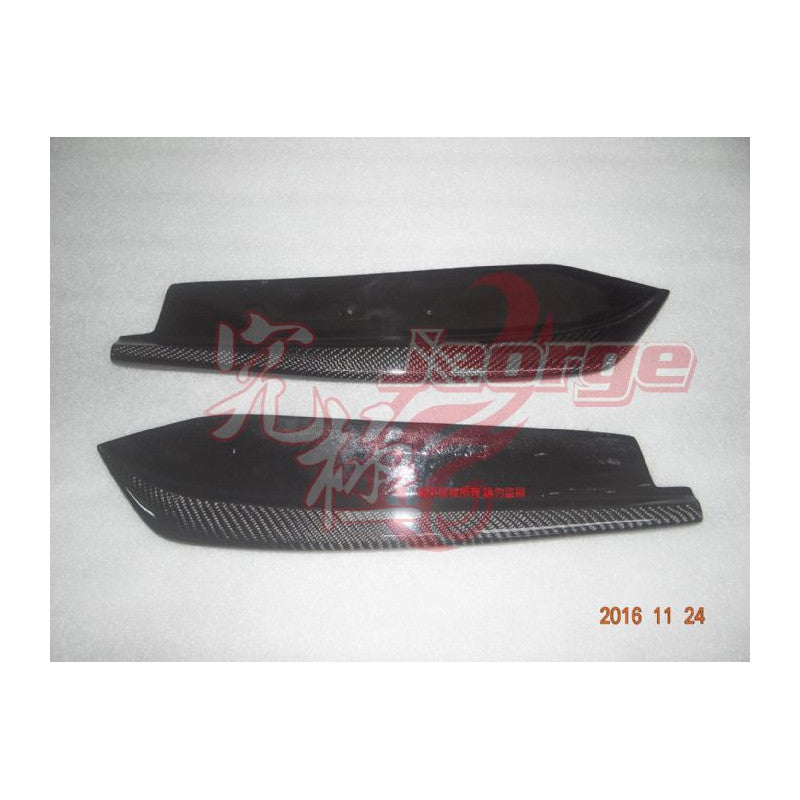 E92 Mtech carbon fiber rear splitters