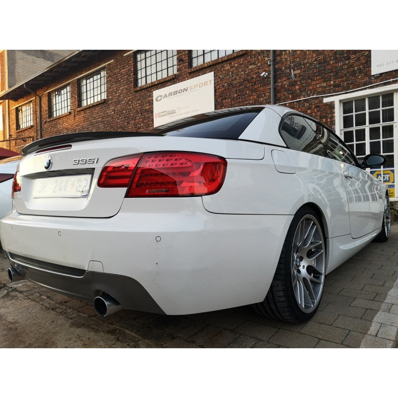 E93 convertible MP style carbon fiber boot spoiler