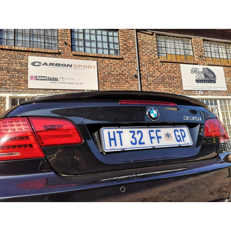 E93 convertible MP style carbon fiber boot spoiler