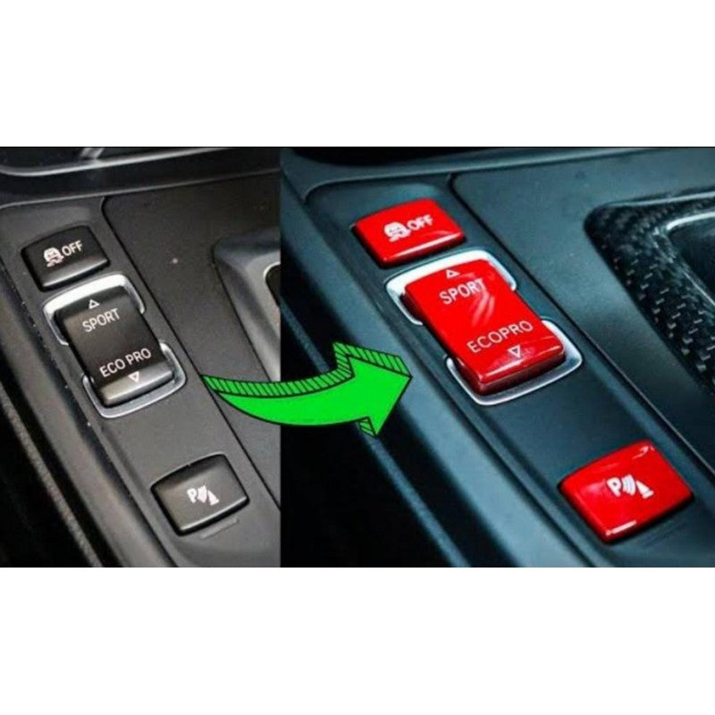 Eco Sport traction and park buttons (Red)