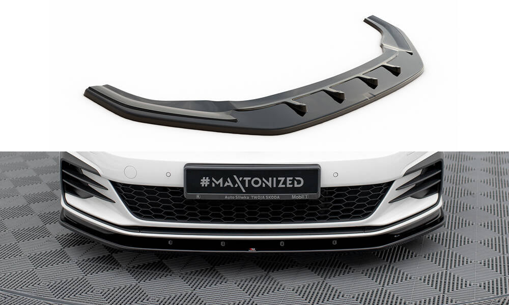 MAXTON DESIGN FRONT SPLITTER VW GOLF VII GTI FACELIFT V.1