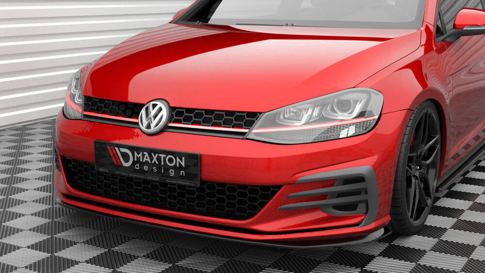 MAXTON DESIGN FRONT SPLITTER V.4 VOLKSWAGEN GOLF GTI MK7 FACELIFT