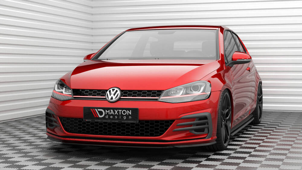 MAXTON DESIGN FRONT SPLITTER V.5 VOLKSWAGEN GOLF GTI MK7 FACELIFT