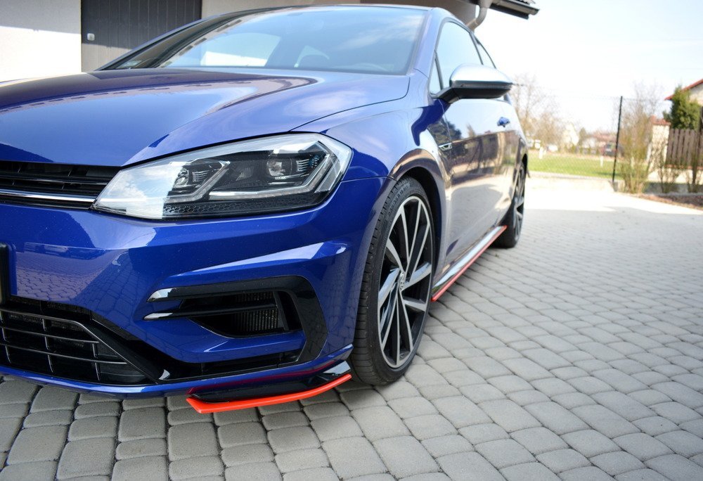MAXTON DESIGN FRONT SPLITTER V.8 VW GOLF 7 R / R-LINE FACELIFT