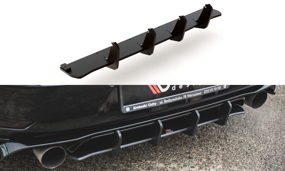 MAXTON DESIGN RACING DURABILITY REAR DIFFUSER VW GOLF 7 GTI TCR