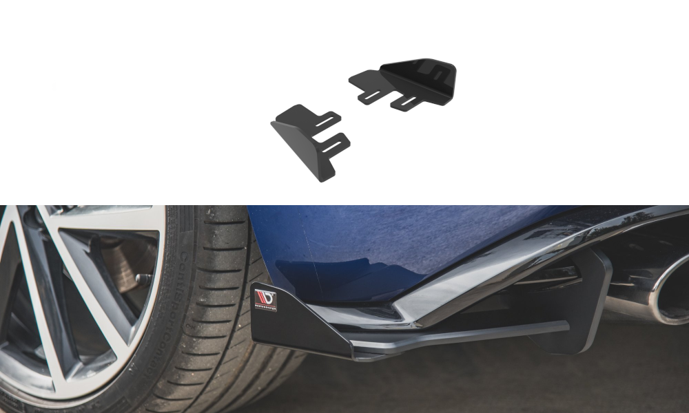 MAXTON DESIGN REAR SIDE FLAPS VOLKSWAGEN GOLF 7 R FACELIFT