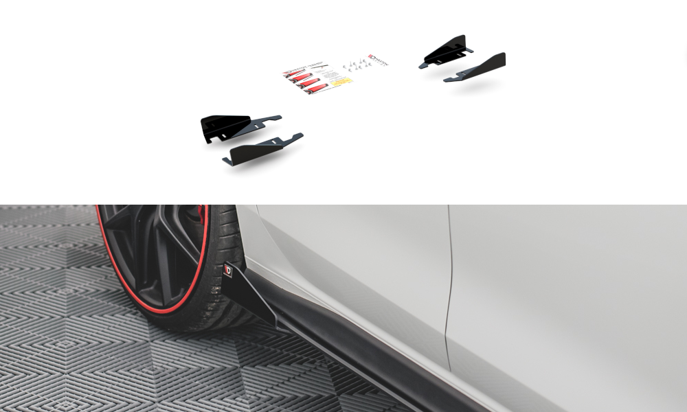 MAXTON DESIGN SIDE FLAPS VOLKSWAGEN GOLF 8 GTI / GTI CLUBSPORT / R-LINE