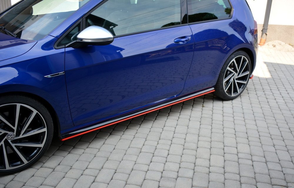 MAXTON DESIGN SIDE SKIRTS DIFFUSERS V.2 VW GOLF 7 R / R-LINE FACELIFT