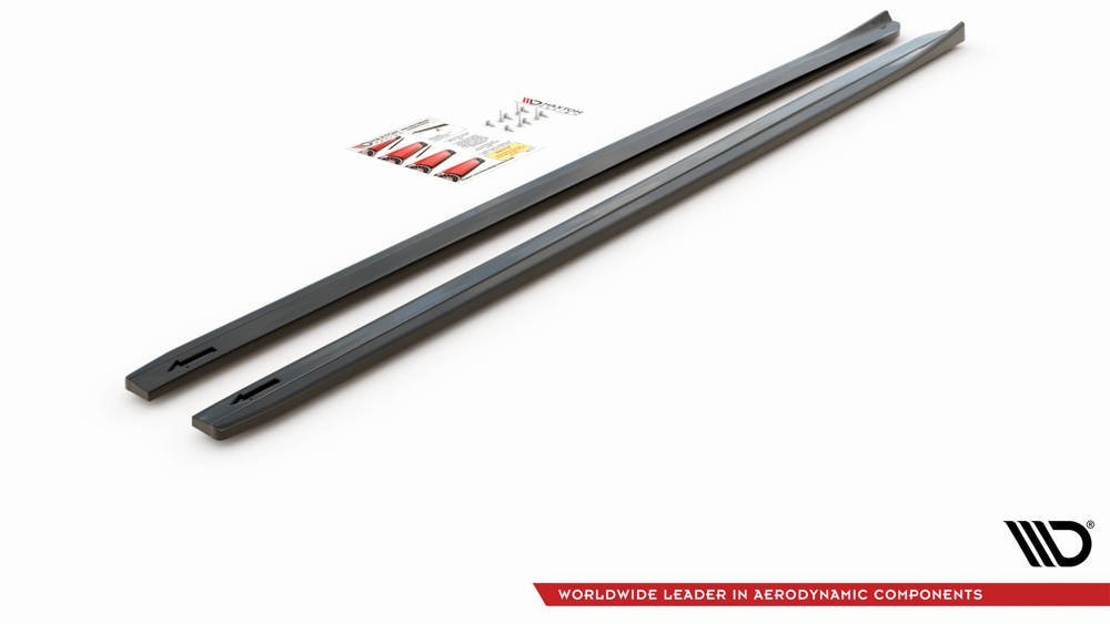 MAXTON DESIGN SIDE SKIRTS DIFFUSERS V.4 VW GOLF 7 R / R-LINE FACELIFT