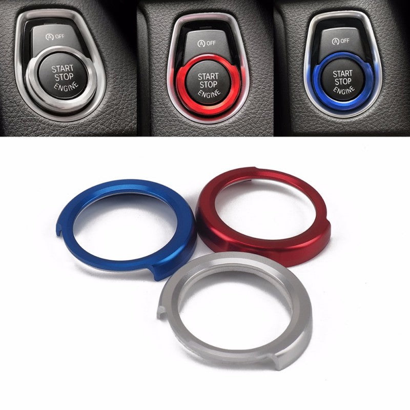 F-series start button aluminium ring