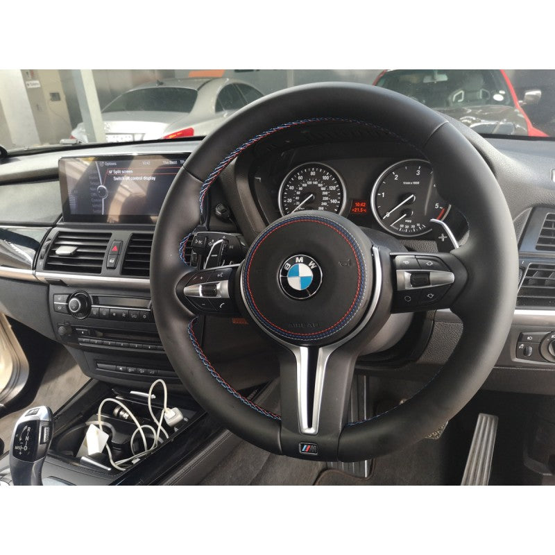 E82 E87 E90 E92 E70 E71 steering wheel w/M stitching w/trim w/buttons