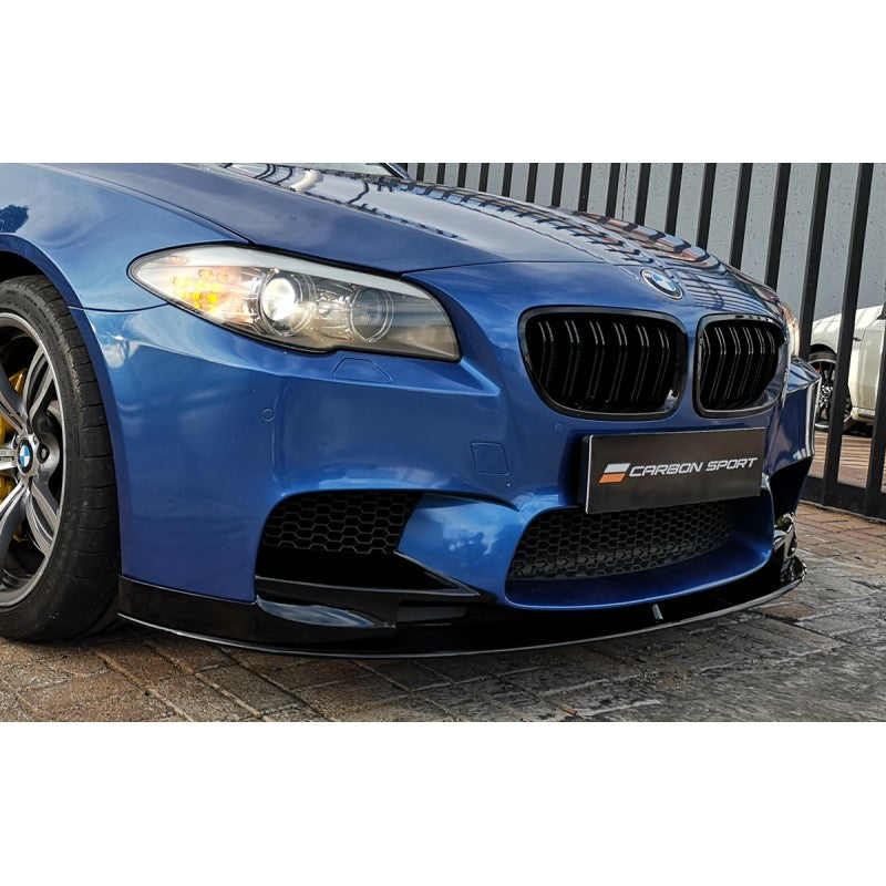F10 M5 3D style gloss black front lip
