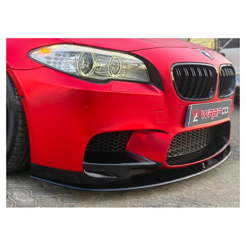 F10 M5 3D style gloss black front lip