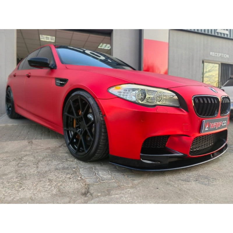 F10 M5 3D style gloss black front lip