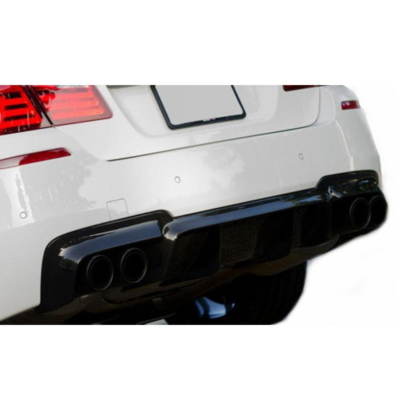 F10 M5 DTM-style gloss black rear diffuser