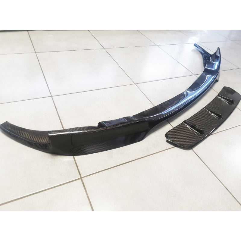 F10 M5 V style carbon fiber front lip