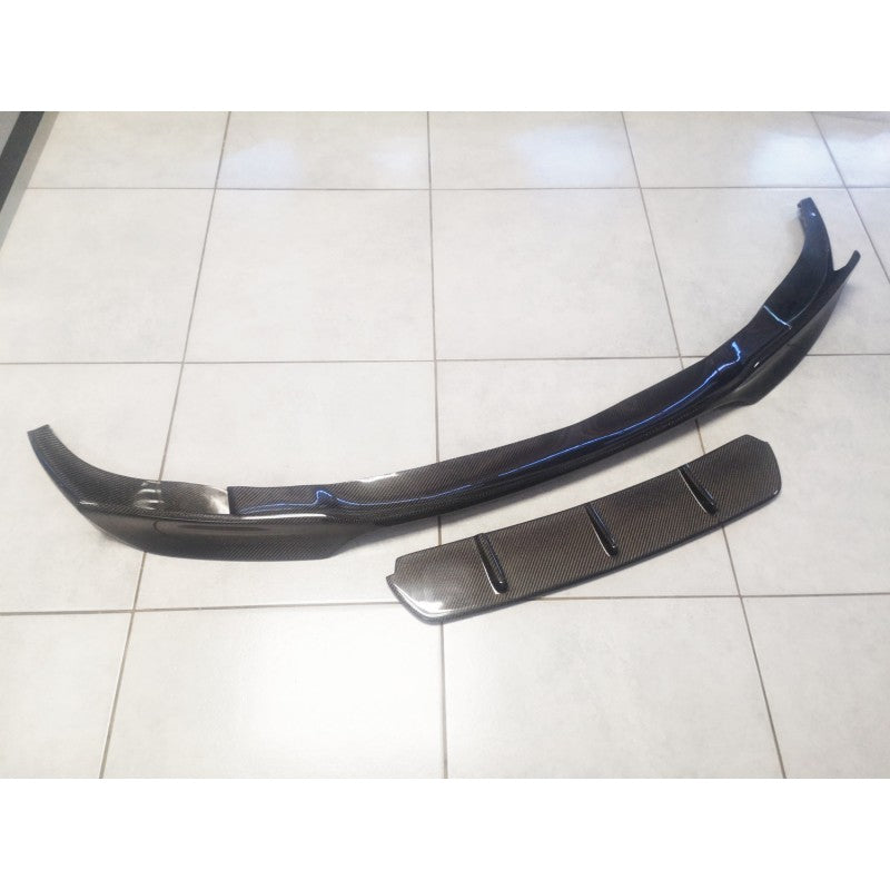 F10 M5 V style carbon fiber front lip
