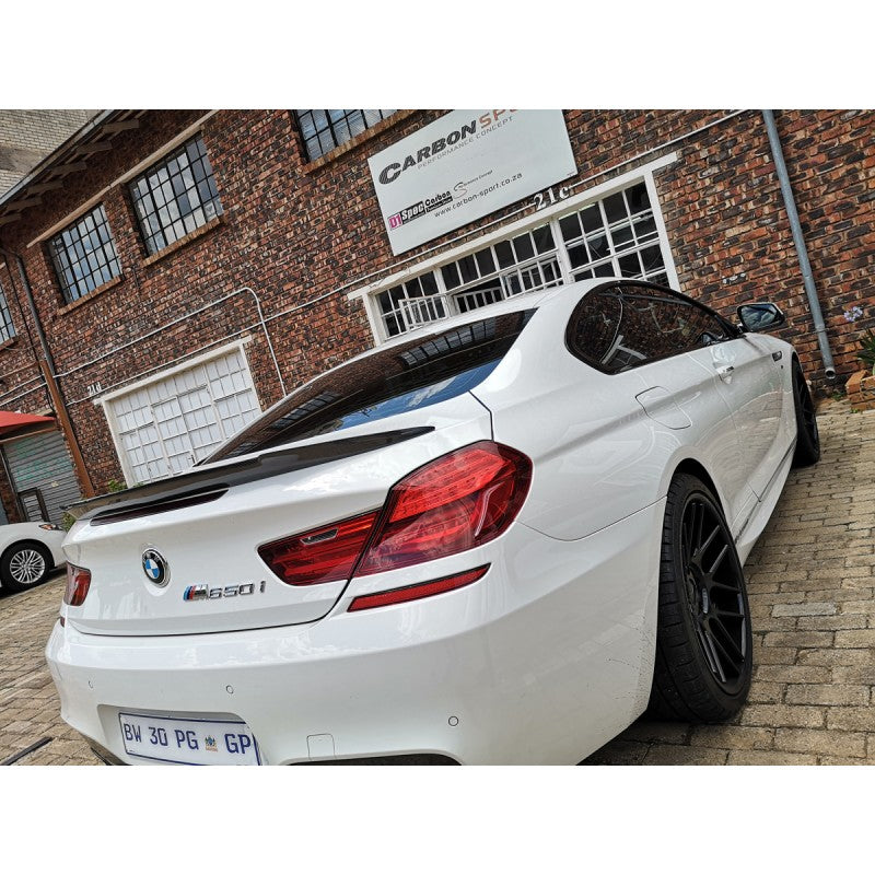 F06 4D Grand coupe V style carbon fiber boot spoiler