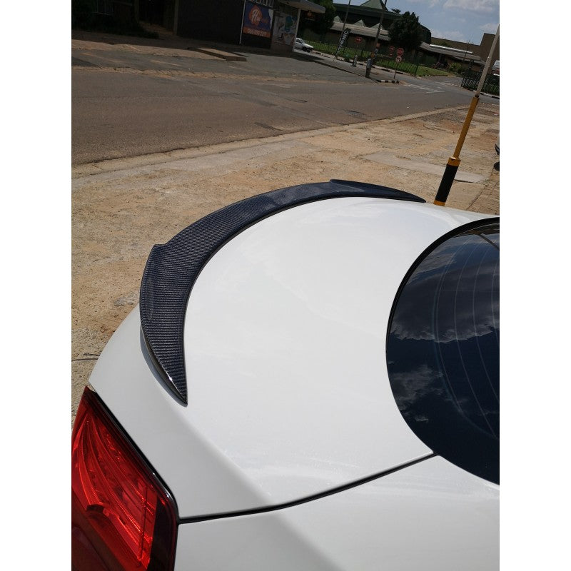 F06 4D Grand coupe V style carbon fiber boot spoiler