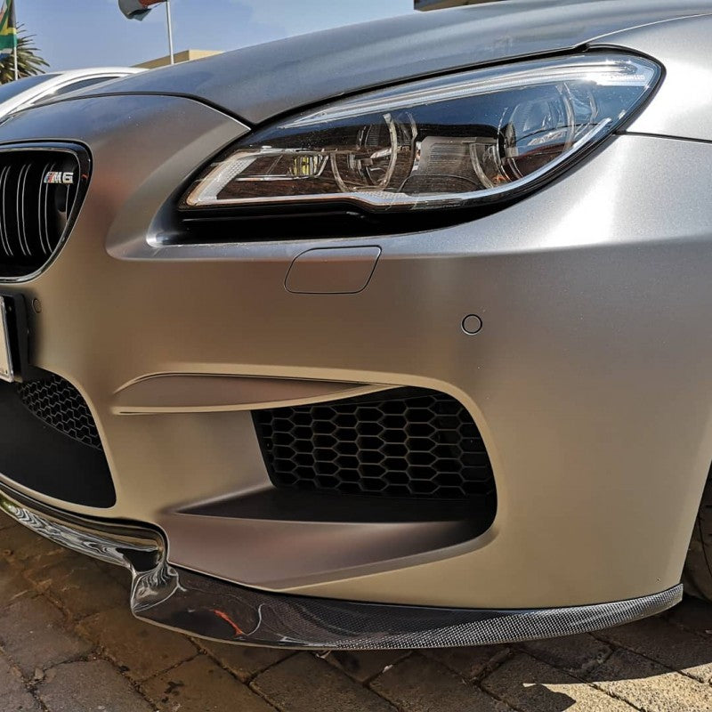 F12 F13 F06 V style carbon fiber front lip