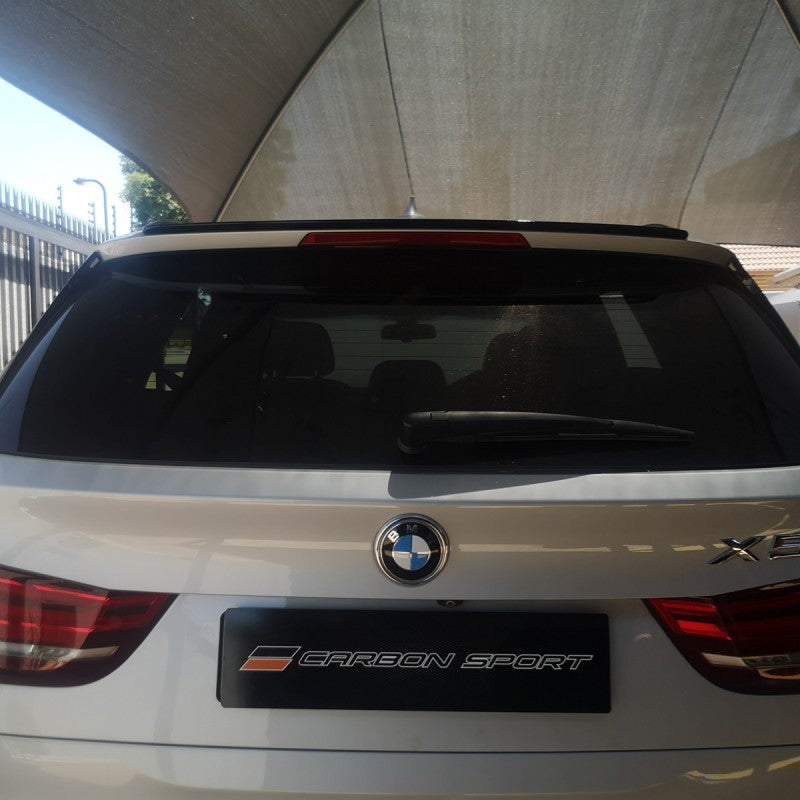 F15 X5 MP style gloss black roof spoiler