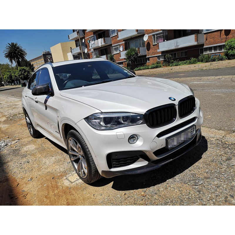 F16 X6 P style carbon fiber front lip