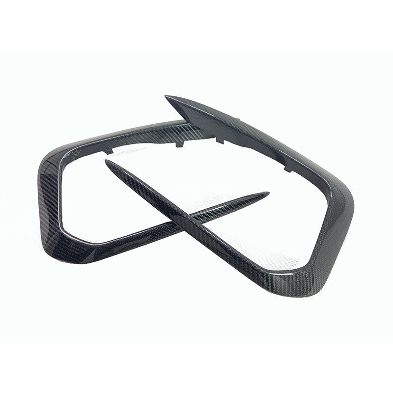 F20 LCI Mtech 16-18 carbon fiber front bumper trim