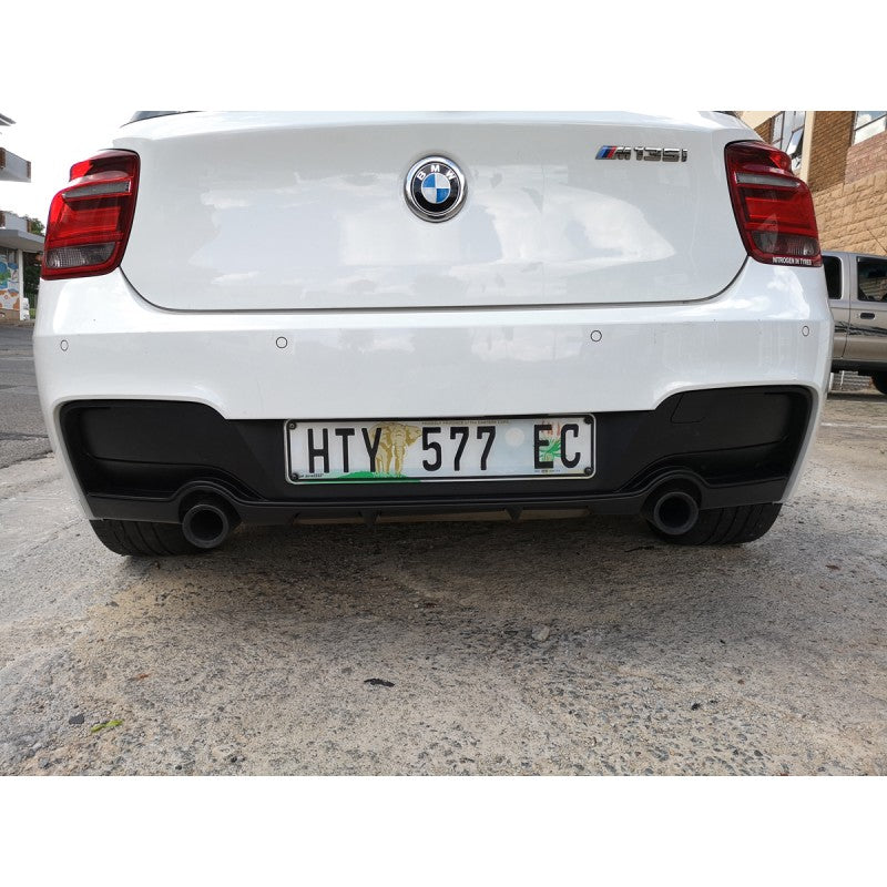 F20 Mtech 12-15 MP style matt black rear diffuser 0--0