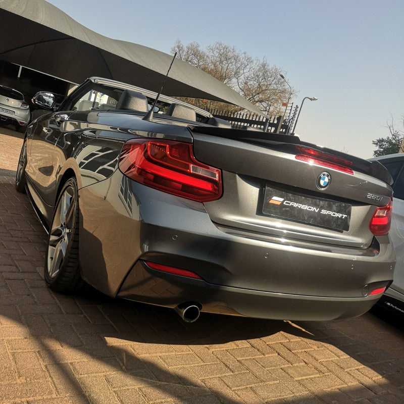 F22 F87 M4 Style boot spoiler