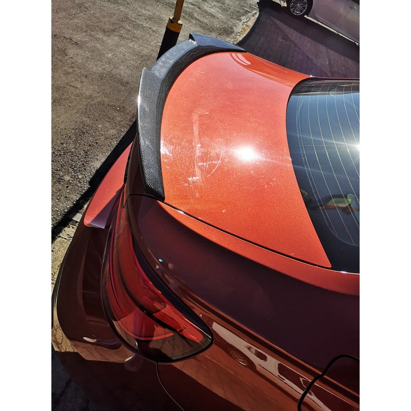 F22 F87 M4 style carbon fiber boot spoiler