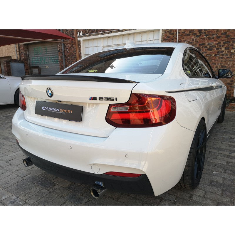 F22 F87 MP style boot spoiler