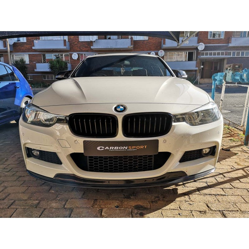 F30 AK style carbon fiber front lip