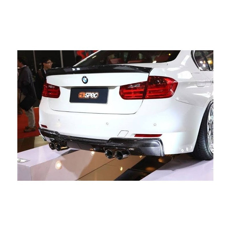 F30 exclusive A-spec style carbon fiber rear diffuser