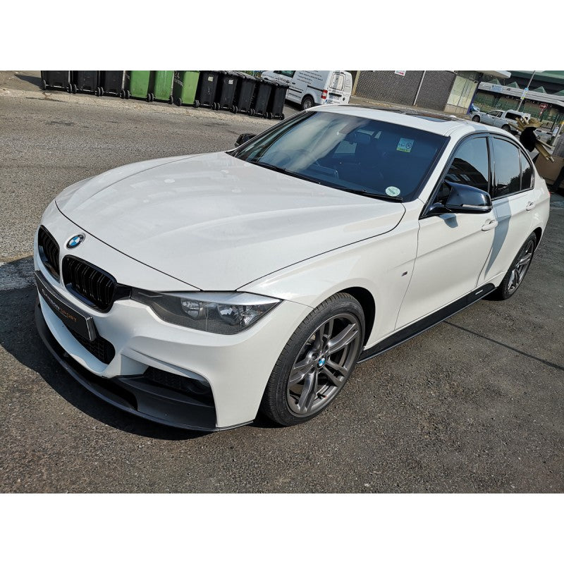 F30 Mtech MP style 1pcs matt black front lip (Goodgo)