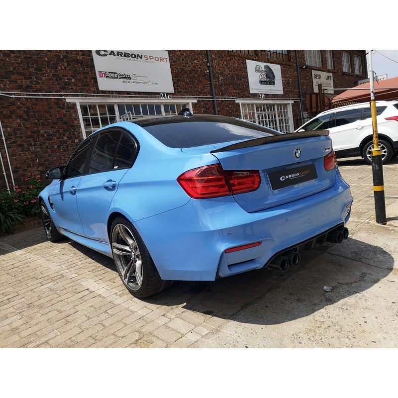 F30 MP style carbon fiber boot spoiler